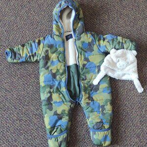 Baby snowsuit Noppies Camouflage 4-6 months
